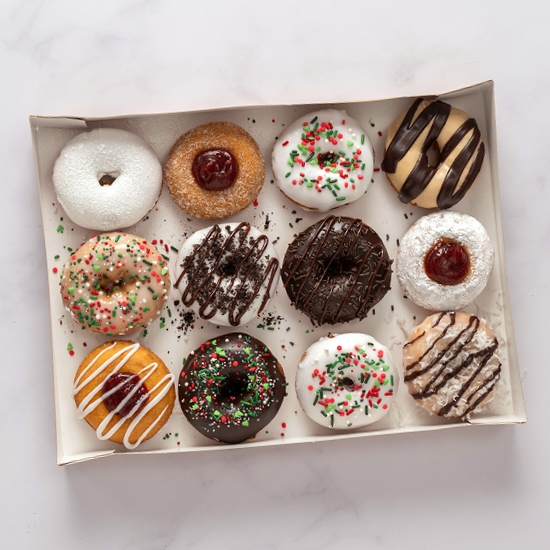 Holiday Donut Assortment at Duck Donuts
